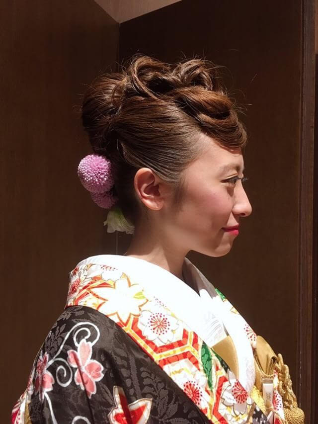 和装編 髪型とヘッドドレスで自分らしく 和装に合う結婚式のヘア
